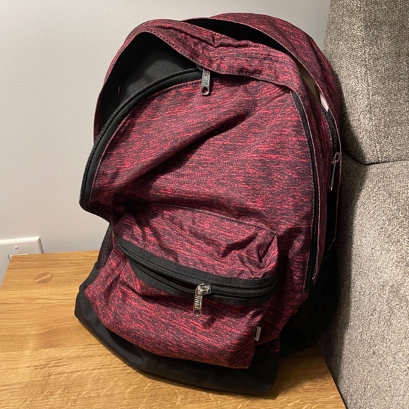 PINK Victoria Secret Backpack Pink Black Lightweight – LIKE NEW - Picture 8 of 14